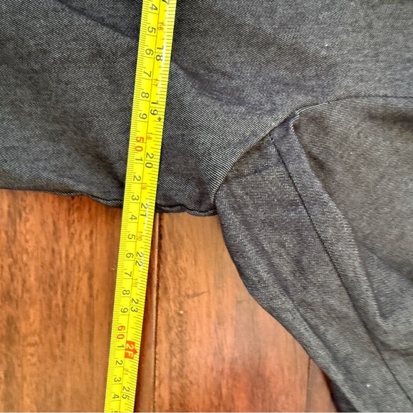 Lane Bryant Size 18 Charcoal Denim Blazer Jacket Stretch Tailored Workwear - Picture 6 of 6